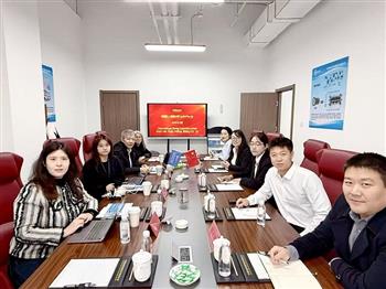 新加坡Singapore国家企业发展局、G-EN公司首席执行官赴中国氢能集团股份北京氢能示范区考察并洽谈合作