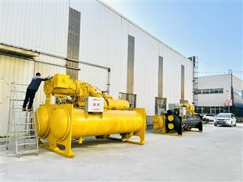 世界之最：信然磁悬浮中央空调（1600冷吨/台）重30吨，年省电1300-2200万元