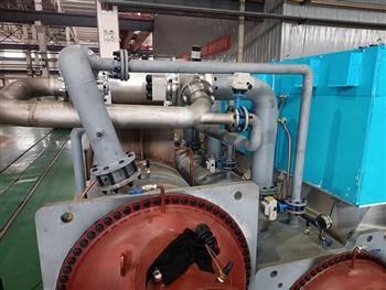 重磅！信然6台套磁悬浮水冷机组/热泵上线测试中！准备发货